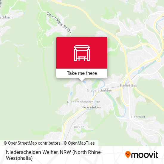 Niederschelden Weiher map