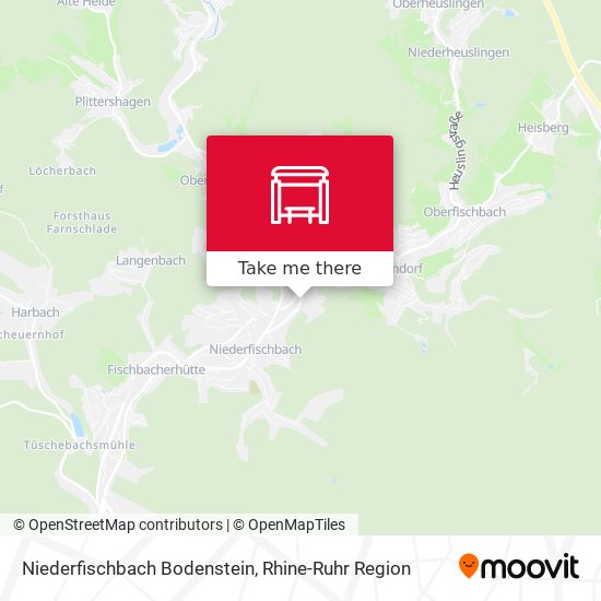Niederfischbach Bodenstein map