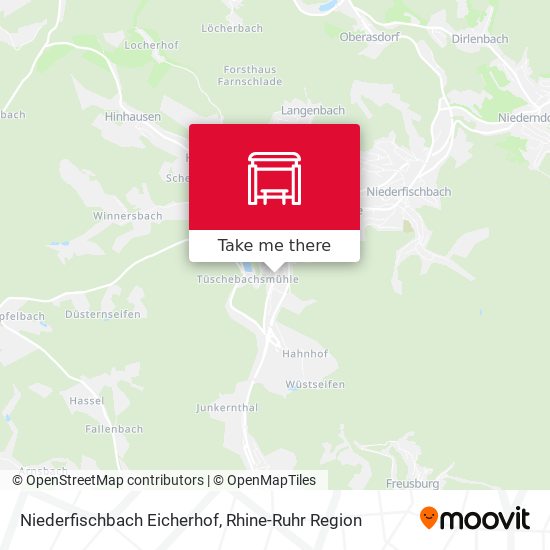Niederfischbach Eicherhof map