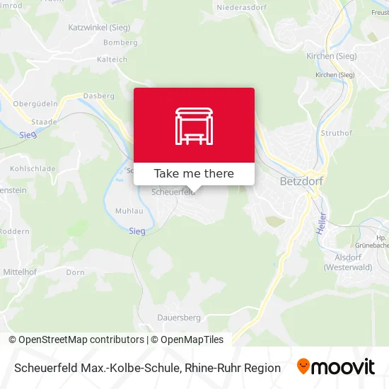 Карта Scheuerfeld Max.-Kolbe-Schule