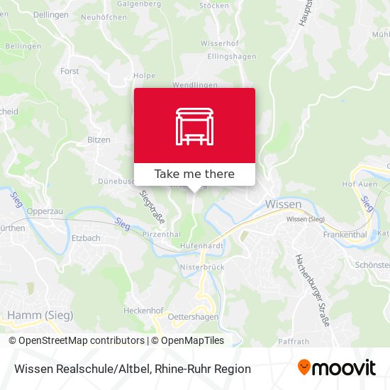 Wissen Realschule/Altbel map