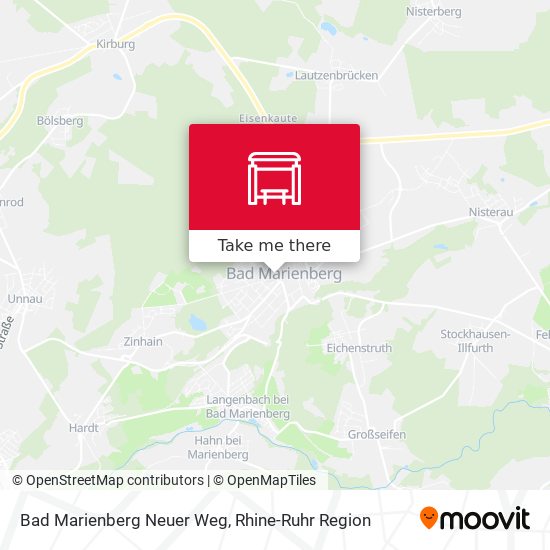 Bad Marienberg Neuer Weg map