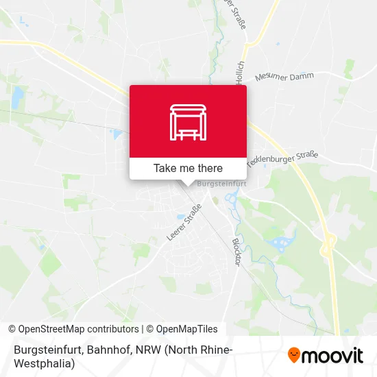 Burgsteinfurt, Bahnhof map