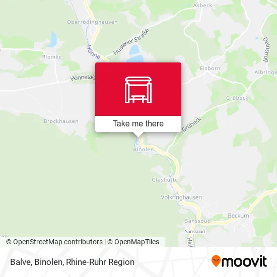 Карта Balve, Binolen