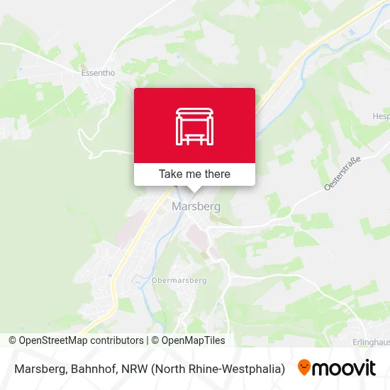 Marsberg, Bahnhof map
