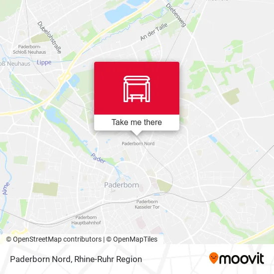 Paderborn Nord map