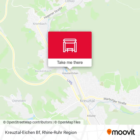Карта Kreuztal-Eichen Bf