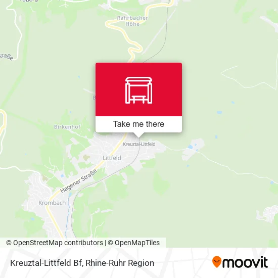 Карта Kreuztal-Littfeld Bf