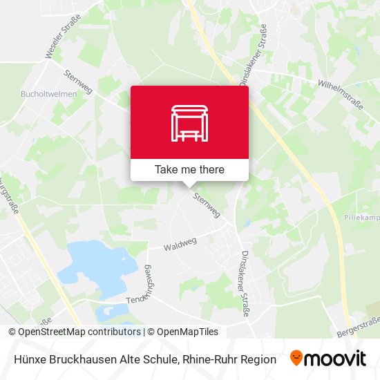 Hünxe Bruckhausen Alte Schule map
