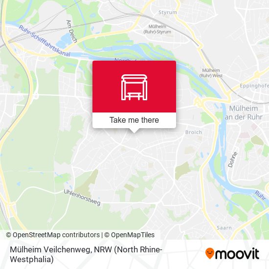 Mülheim Veilchenweg map