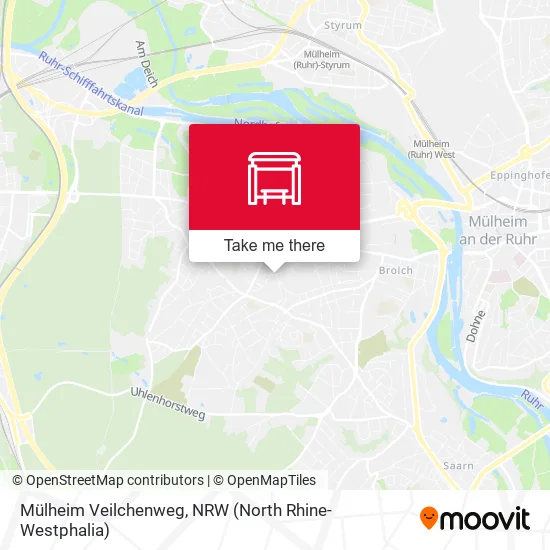 Карта Mülheim Veilchenweg