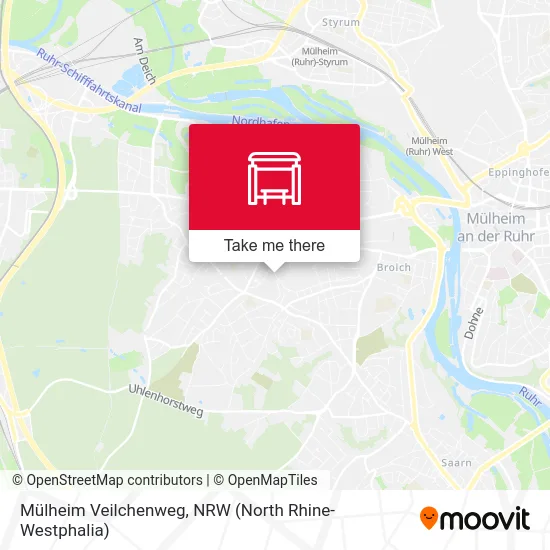 Карта Mülheim Veilchenweg