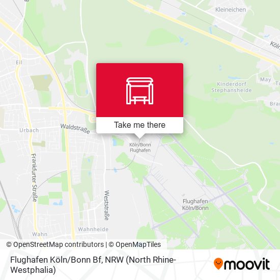 Flughafen Köln/Bonn Bf map