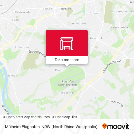 Карта Mülheim Flughafen