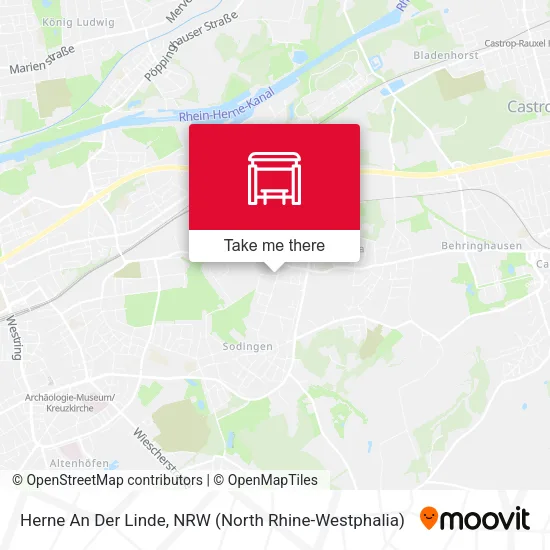 Карта Herne An Der Linde