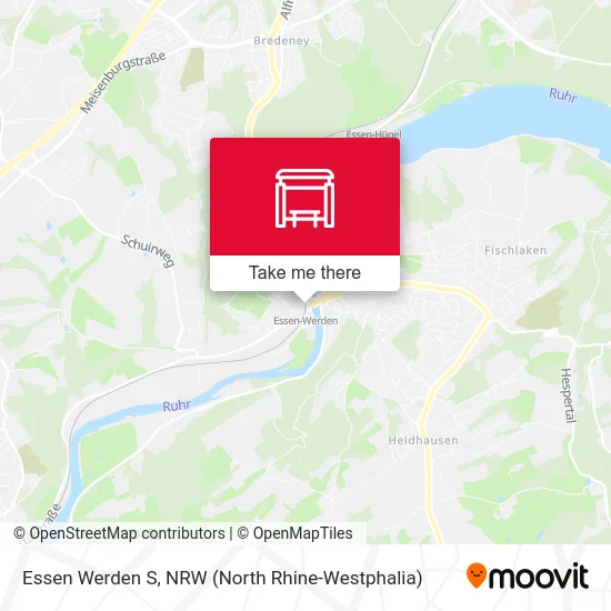 Карта Essen Werden S