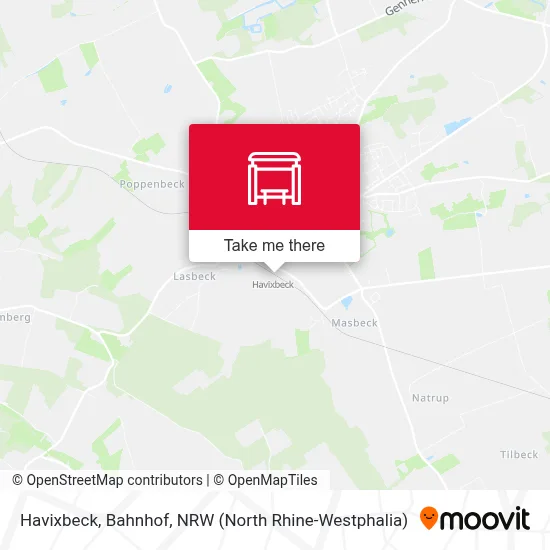 Havixbeck, Bahnhof map