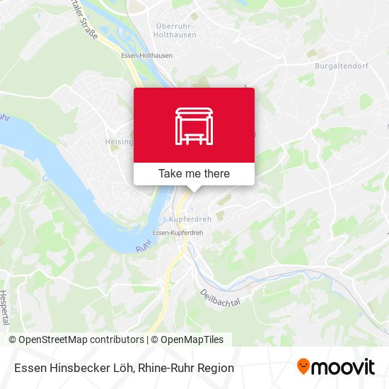 Essen Hinsbecker Löh map