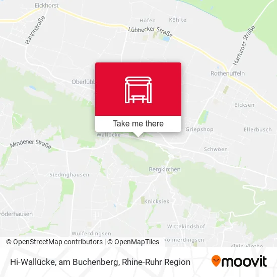 Карта Hi-Wallücke, am Buchenberg