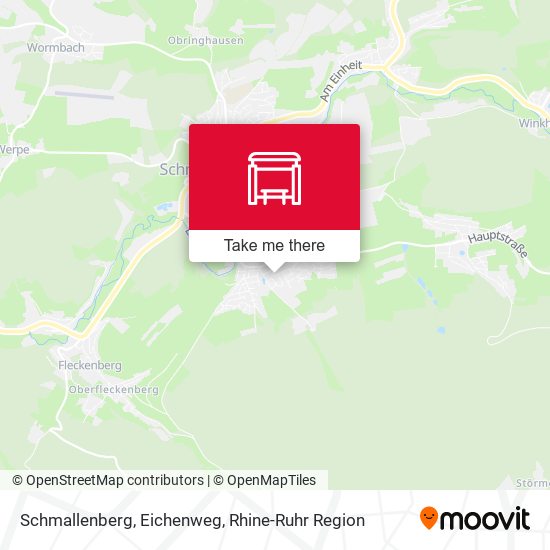 Schmallenberg, Eichenweg map