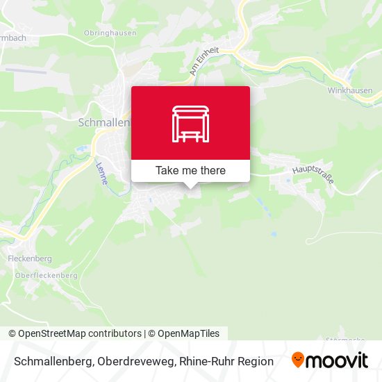 Schmallenberg, Oberdreveweg map