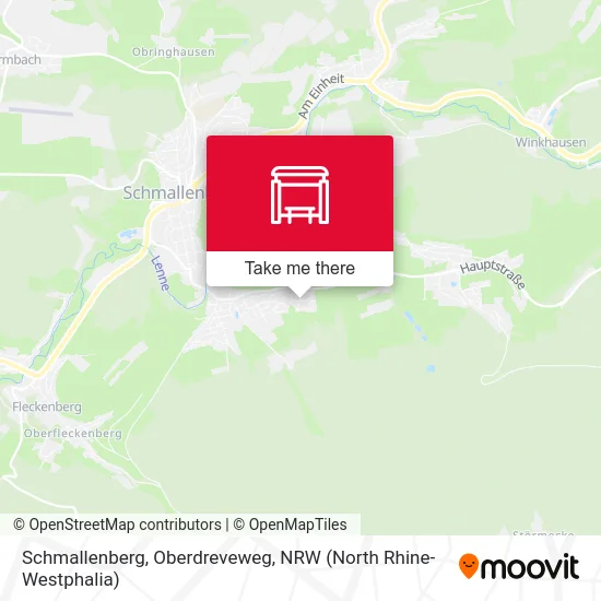 Schmallenberg, Oberdreveweg map