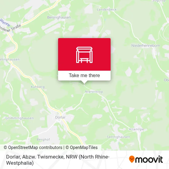 Dorlar, Abzw. Twismecke map