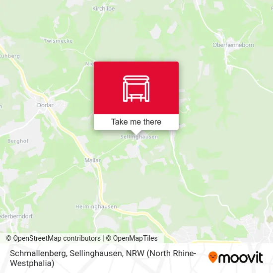 Schmallenberg, Sellinghausen map