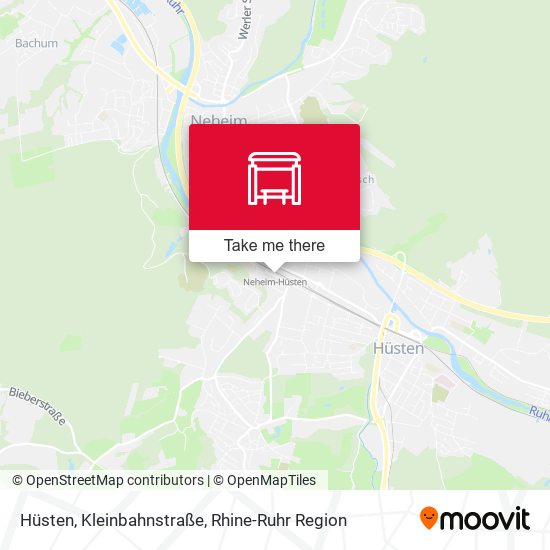 Hüsten, Kleinbahnstraße map