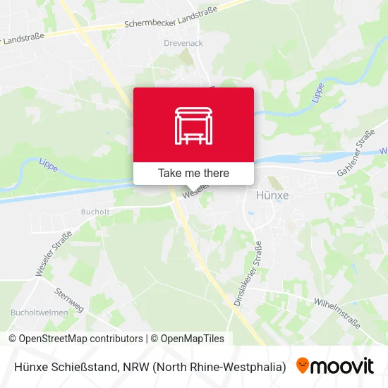 Карта Hünxe Schießstand