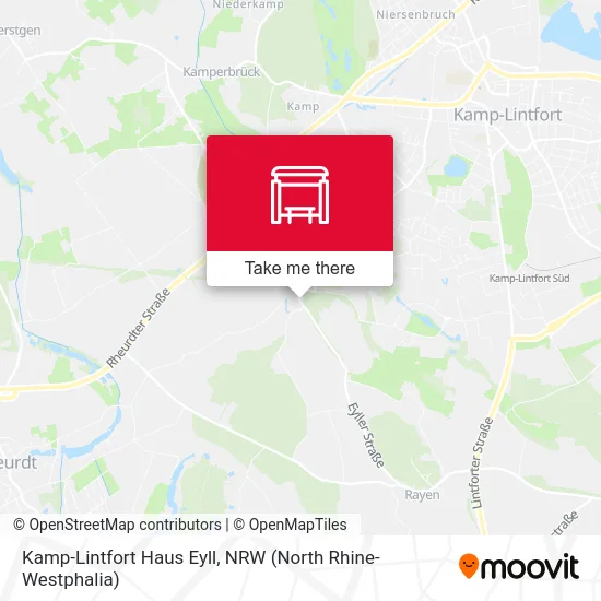 Kamp-Lintfort Haus Eyll map