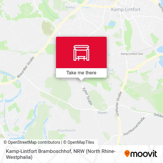 Kamp-Lintfort Bramboschhof map