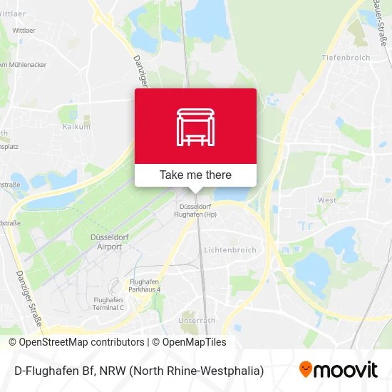 Карта D-Flughafen Bf