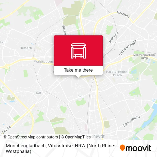 Карта Mönchengladbach, Vitusstraße