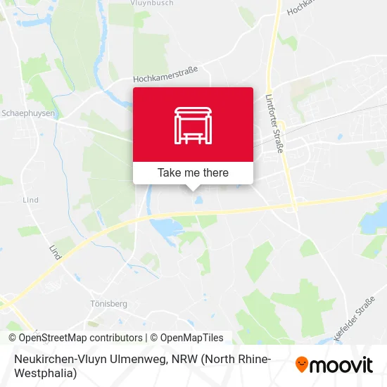 Карта Neukirchen-Vluyn Ulmenweg