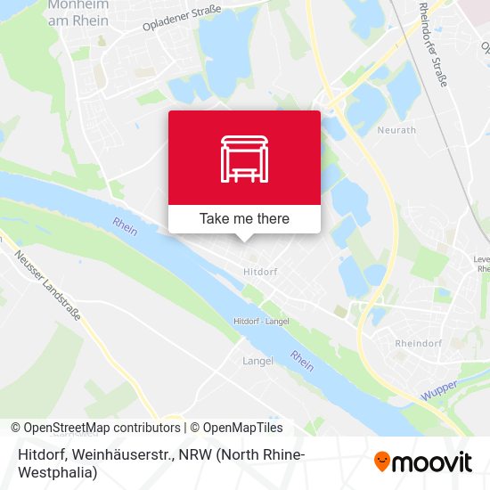 Hitdorf, Weinhäuserstr. map