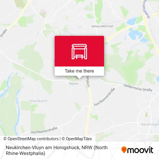 Карта Neukirchen-Vluyn am Honigshuck