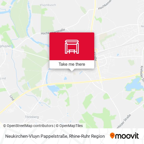 Neukirchen-Vluyn Pappelstraße map