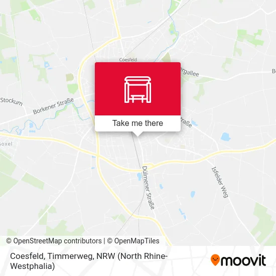 Coesfeld, Timmerweg map
