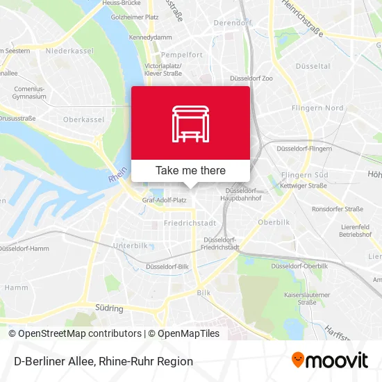 Карта D-Berliner Allee