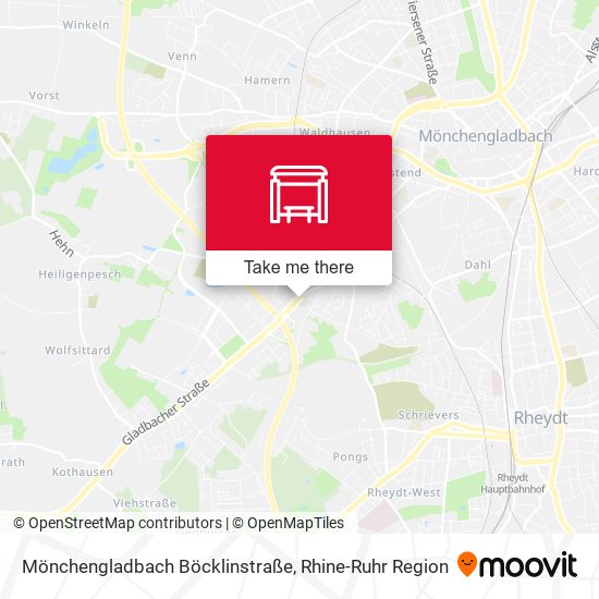 Карта Mönchengladbach Böcklinstraße