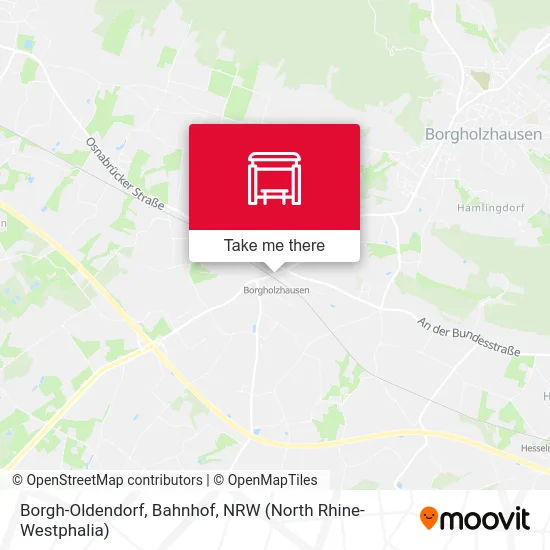 Borgh-Oldendorf, Bahnhof map