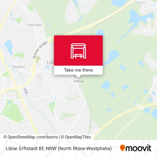 Liblar Erftstadt Bf map