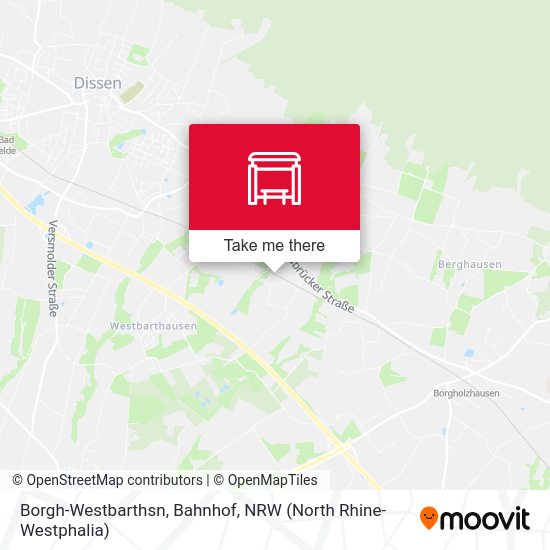 Borgh-Westbarthsn, Bahnhof map