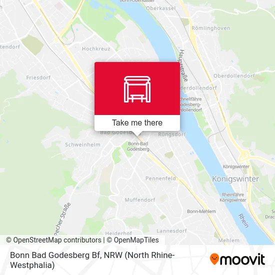 Bonn Bad Godesberg Bf map