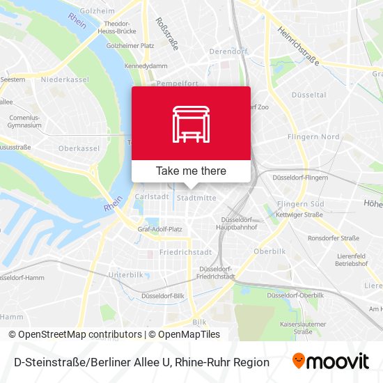 D-Steinstraße/Berliner Allee U map