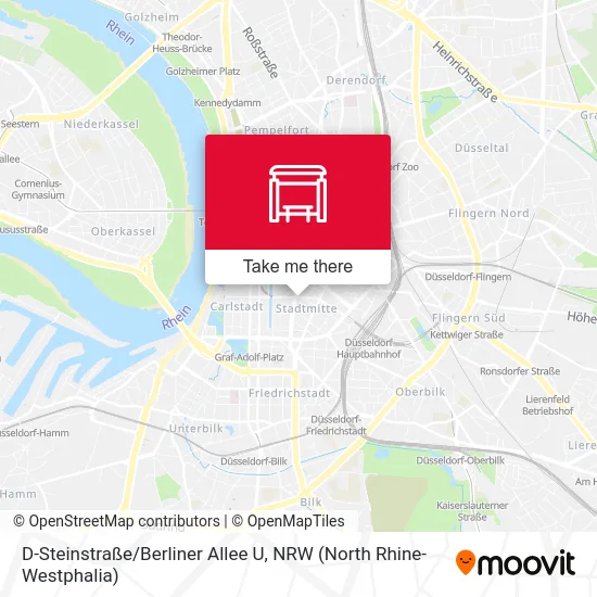 Карта D-Steinstraße/Berliner Allee U