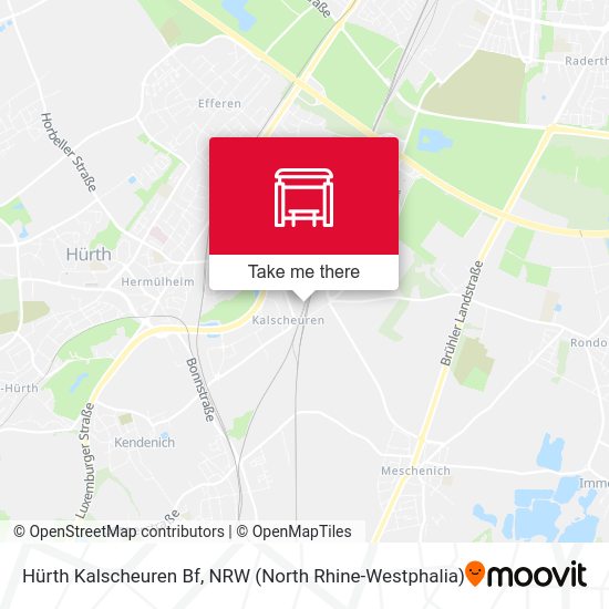 Hürth Kalscheuren Bf map