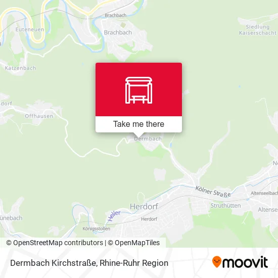 Карта Dermbach Kirchstraße