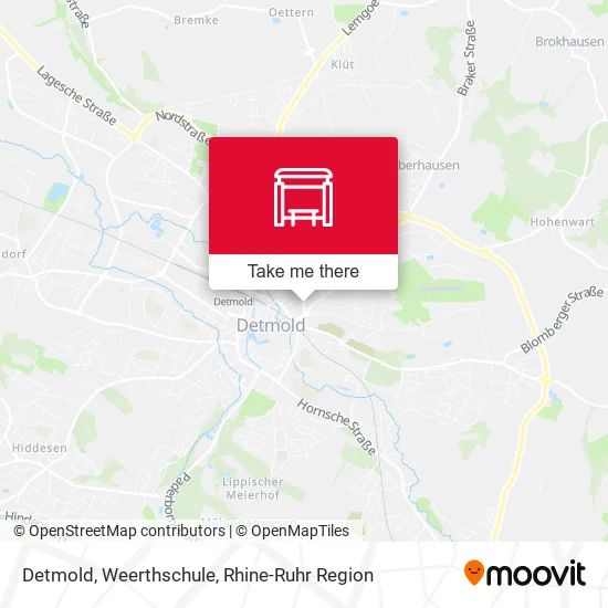 Карта Detmold, Weerthschule